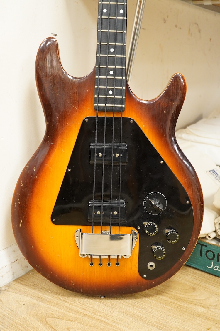 A Gibson Ripper bass guitar s/n 101536, c.1975 in Tobacco Sunburst finish (672 examples only produced in this finish), understood to have been owned by Rick Danko of The Band, with a soft gigging case with shoulder strap